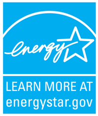 Look for the ENERGYSTAR® mark when buying electronics, appliances, and equipment. 