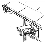 Figure 4. Unroofed bracket for use under protective overhang.