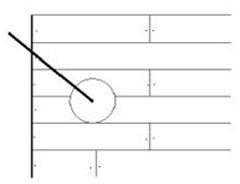 Figure 5a. Circular guard made of 26-gauge or heavier galvanized metal or aluminum flashing. 