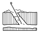 Figure 6. Probing through the soil plug.