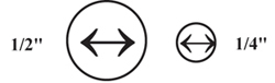 Figure 2. Rats can gain entry through holes as small as 1/2 inch in diameter; mice can use holes as small as 1/4 inch in diameter.